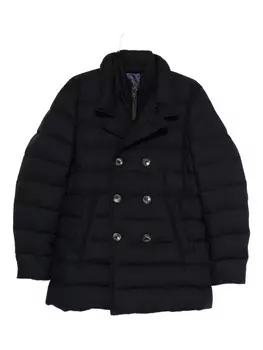 Двубортная стеганая куртка Herno, синий