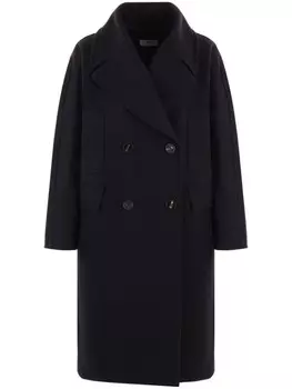 Двубортное пальто Alberto Biani, черный