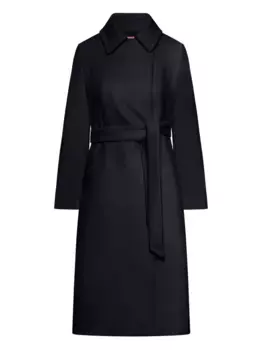 Двубортное пальто Bcollag MAX MARA, черный