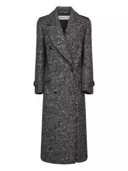 Двубортное пальто Blanca Vita, серый