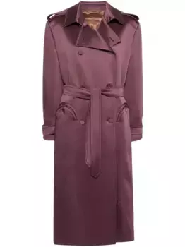 Двубортное пальто Blaz Milano, фиолетовый