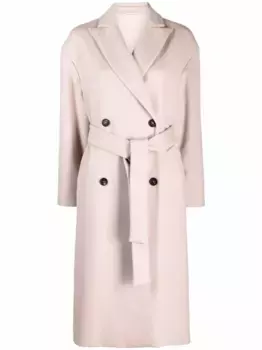 Двубортное пальто Brunello Cucinelli, розовый