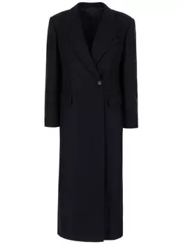 Двубортное пальто Brunello Cucinelli, синий