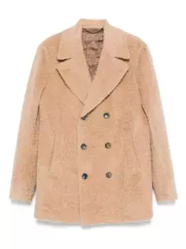 Двубортное пальто Canali, нейтральный