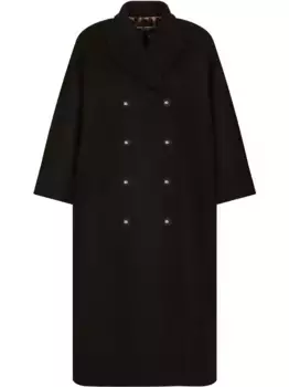 Двубортное пальто DOLCE & GABBANA, черный