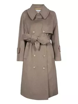 Двубортное пальто DONDUP, нейтральный