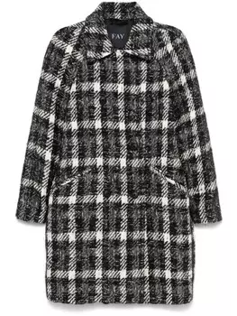 Двубортное пальто Fay, черный