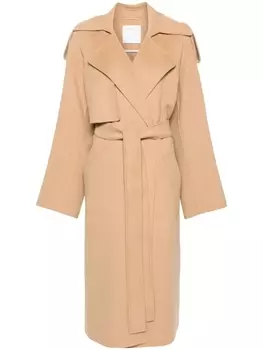 Двубортное пальто Fiore Sportmax, бежевый