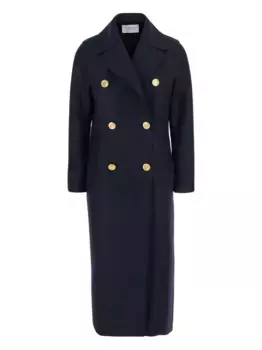 Двубортное пальто Harris Wharf London, синий