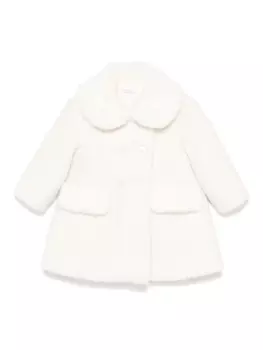 Двубортное пальто Le Beb Enfant, белый