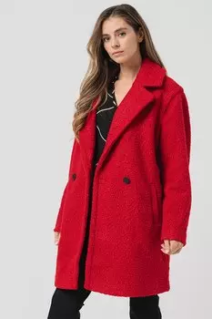 Двубортное пальто «Лондон» с заниженными рукавами Desigual, красный