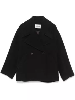 Двубортное пальто Low Classic, фиолетовый