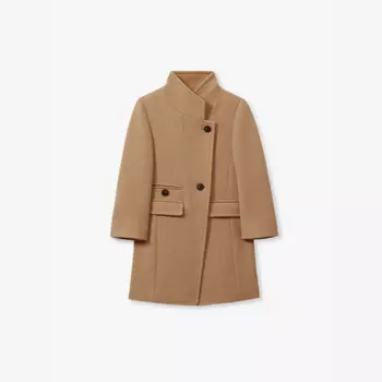 Двубортное пальто Maude из смесовой шерсти 4-9 лет Reiss, коричневый