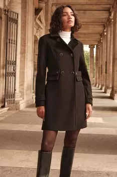 Двубортное пальто принцессы Friends Like These, черный