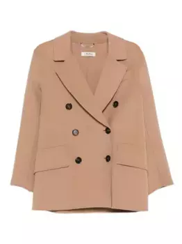 Двубортное пальто 'S Max Mara, нейтральный