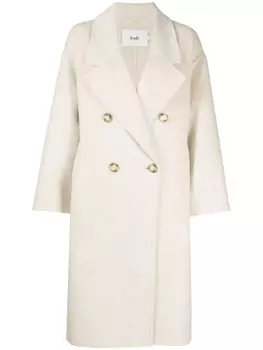 Двубортное пальто с широкими лацканами b+ab, бежевый