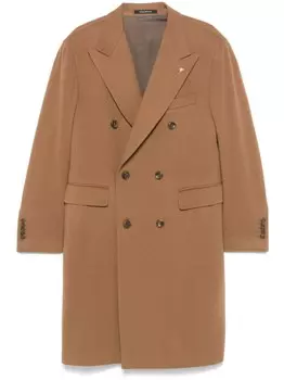 Двубортное пальто Tagliatore, коричневый