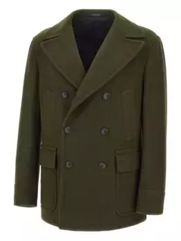 Двубортное пальто TAGLIATORE, зеленый