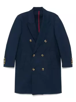 Двубортное пальто Tommy Hilfiger, синий