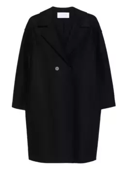 Двубортное шерстяное пальто Harris Wharf London, черный