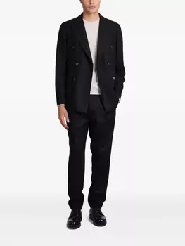 Двубортные костюмы Santaniello, черный
