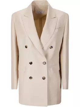 Двубортный блейзер Alberto Biani, нейтральный