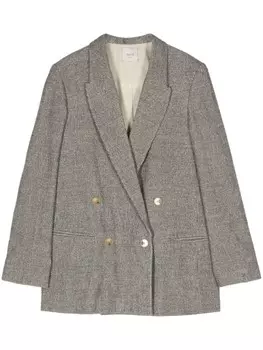 Двубортный блейзер Alysi, серый