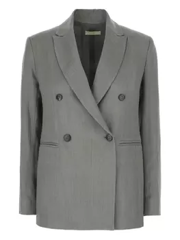 Двубортный блейзер Antonelli, серый
