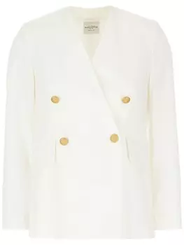 Двубортный блейзер Ballantyne, белый