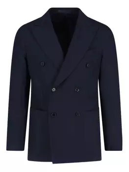 Двубортный блейзер Caruso, синий
