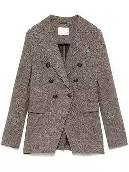 Двубортный блейзер Circolo 1901, коричневый