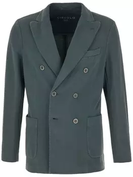 Двубортный блейзер Circolo 1901, зеленый