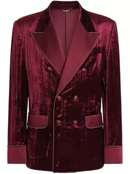 Двубортный блейзер Dolce & Gabbana, красный