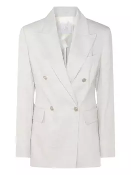 Двубортный блейзер Eleventy, белый