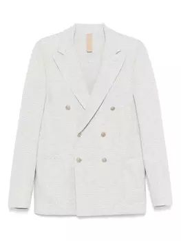 Двубортный блейзер Eleventy, серый