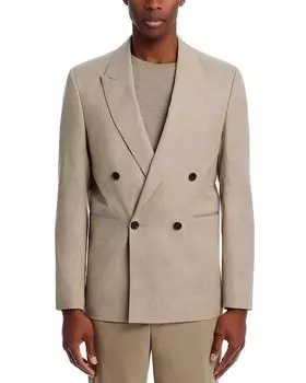 Двубортный блейзер FRAME, коричневый/бежевый