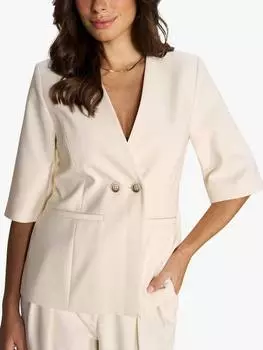 Двубортный блейзер грит карли MOS MOSH, экрю