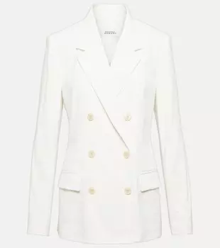 Двубортный блейзер ISABEL MARANT, белый
