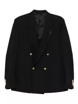 Двубортный блейзер Lardini, черный