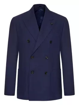 Двубортный блейзер Lardini, синий