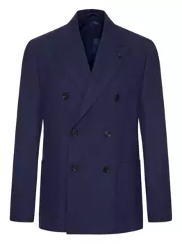 Двубортный блейзер Lardini, синий