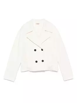 Двубортный блейзер Liu Jo Kids, белый