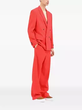 Двубортный блейзер MSGM, красный