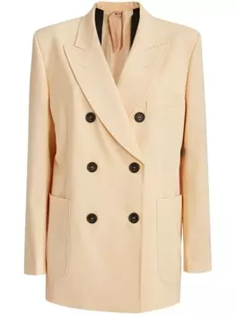 Двубортный блейзер N21, нейтральный цвет