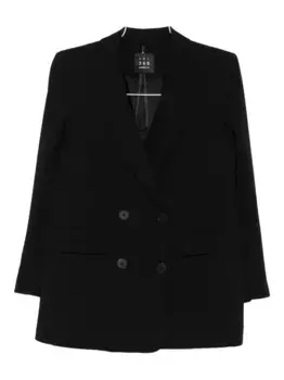 Двубортный блейзер на пуговицах Marella, черный