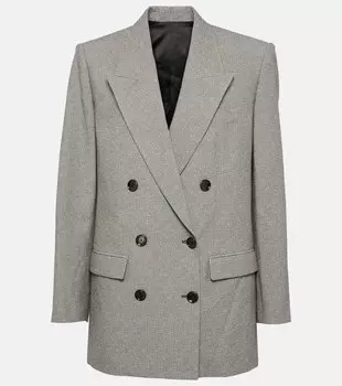 Двубортный блейзер Nevim ISABEL MARANT, черный