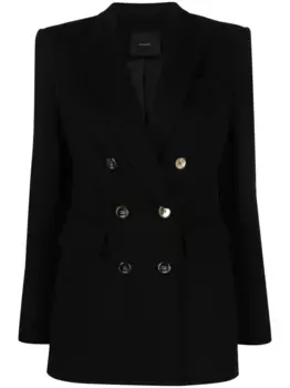 Двубортный блейзер PINKO, черный