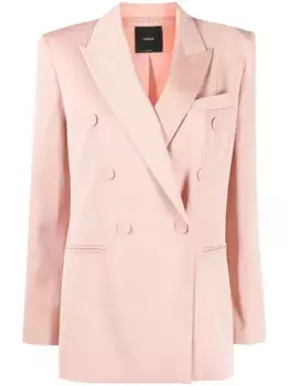 Двубортный блейзер PINKO, розовый