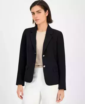 Двубортный блейзер, Regular и Petite Kasper, черный