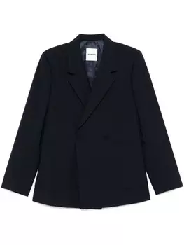 Двубортный блейзер SANDRO, синий